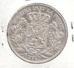 België. Leopold II. 5 Francs jaar 1867 Leopold 2 morin nr, Postzegels en Munten