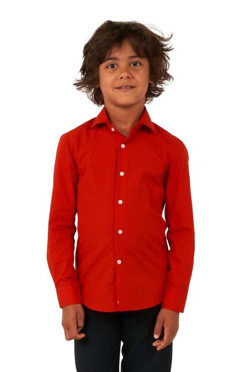 Rood Overhemd Jongen OppoSuits, Kinderen en Baby's, Carnavalskleding en Verkleedspullen, Nieuw, Verzenden