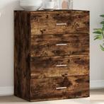 vidaXL Dressoir 60x39x80 cm bewerkt hout gerookt, Huis en Inrichting, Verzenden, Nieuw