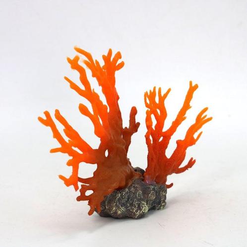 Koraal rood, kunstkoraal OS-142 - aquarium decoratie, Dieren en Toebehoren, Vissen | Aquaria en Toebehoren, Sierelement, Nieuw