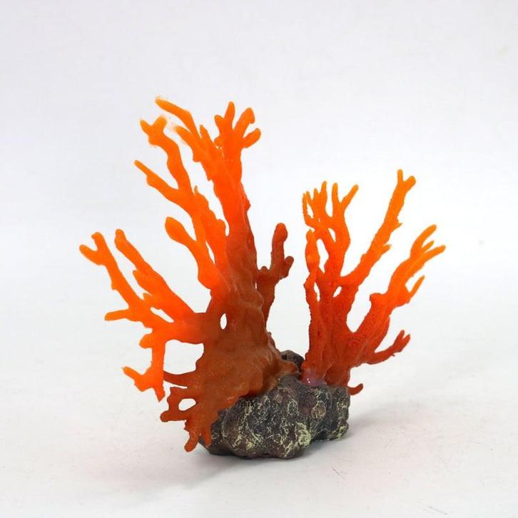 Koraal rood, kunstkoraal OS-142 - aquarium decoratie, Dieren en Toebehoren, Vissen | Aquaria en Toebehoren, Sierelement, Nieuw