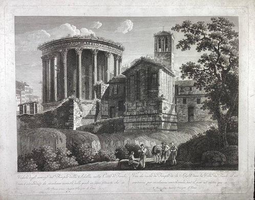 Francesco Morelli (1768-1830) - Veduta degli avanzi del, Antiek en Kunst, Antiek | Overige Antiek