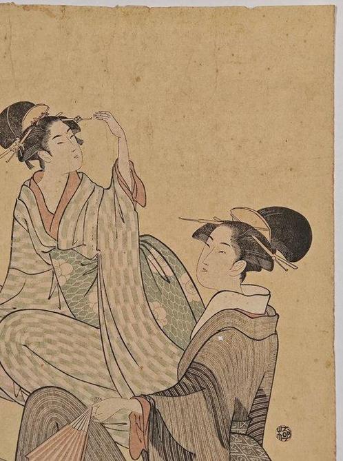 Beauties of Genjis Floating World - Chobunsai Eishi - Japon, Antiek en Kunst, Antiek | Overige Antiek