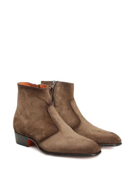 Santoni - Enkellaarsjes - Maat: EU 41.5 - Nieuw in doos, Kleding | Heren, Schoenen