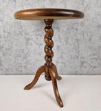 Bijzettafel - Eik - Barley Twist Bijzettafel, Antiek en Kunst