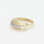 Bague - 14 carats Or jaune Diamant (Naturelle)