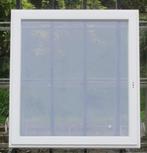 pvc raam , chassis 125 x 135 wit / zwartbruin ral 8022, 75 tot 150 cm, Kunststof, Raamkozijn, Nieuw