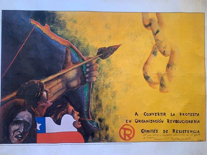 Cile - Protesta Rivoluzionaria Comitato Resistenza - Jaren, Antiek en Kunst, Kunst | Tekeningen en Fotografie