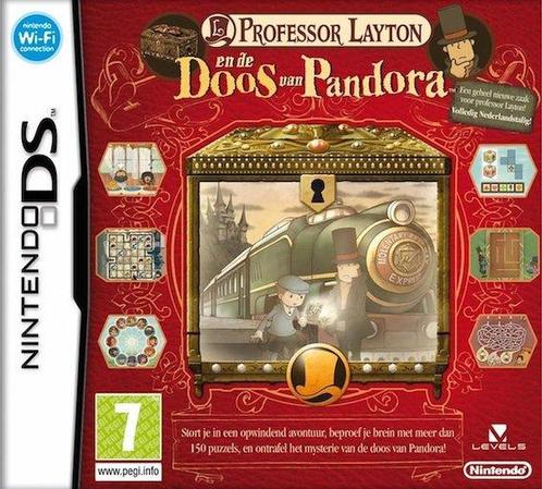 Professor Layton en de Doos van Pandora (Buitenlands Doosje), Consoles de jeu & Jeux vidéo, Jeux | Nintendo DS, Enlèvement ou Envoi