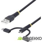 StarTech.com 1m Robuuste USB Multi Oplaadkabel, USB naar, Computers en Software, Overige Computers en Software, Verzenden, Nieuw