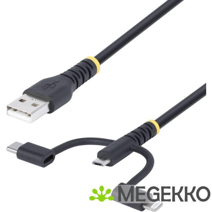 StarTech.com 1m Robuuste USB Multi Oplaadkabel, USB naar, Informatique & Logiciels, Ordinateurs & Logiciels Autre, Envoi