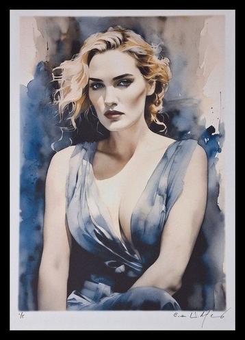 Titanic - Kate Winslet - watercolor edition by Emma Wildfang