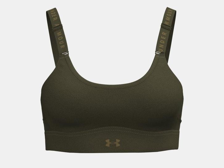 Under Armour Infinity Mid 2.0 Bra-Grn - Maat L A-C, Kleding | Dames, Sportkleding, Groen, Nieuw, Maat 36 (S), Ophalen of Verzenden