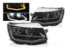 FULL LED tube koplampen Black dynamisch knipperlicht, Verzenden, Nieuw, Volkswagen