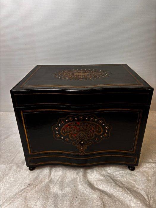 Cave a liqueur Napoléon III - Armoire à liqueurs - Poirier, Antiek en Kunst, Antiek | Overige Antiek