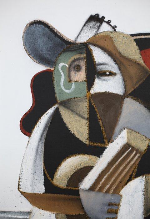 Jone Hopper - Le guitariste Espagnol, Antiek en Kunst, Kunst | Schilderijen | Modern