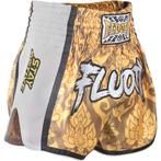 Fluory Muay Thai Kickboxing Shorts Geel MTSF64, Nieuw, Fluory, Maat 56/58 (XL), Vechtsport