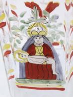 Fles - Glas, Tin - Glas emaille, Antiek en Kunst