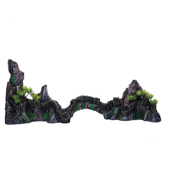 Rotsen met loopbrug Let op 90 cm breed! As-245 (decoratie), Dieren en Toebehoren, Vissen | Aquaria en Toebehoren, Nieuw, Verzenden