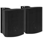 vidaXL Stereoluidsprekers wandgemonteerd 2 st 120 W zwart, Audio, Tv en Foto, Luidsprekerboxen, Verzenden, Nieuw