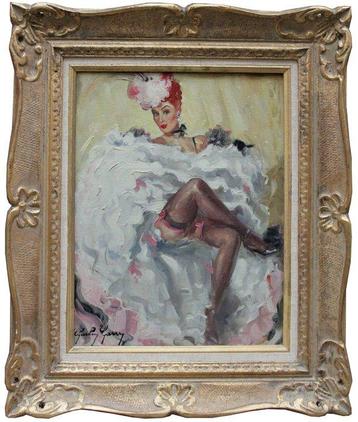 Charley Garry (1891-1973) - French Cancan dancer