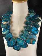 Sluiting Agaat / Imperial Jasper / Blauwe Sedimentkleurstof