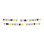 Monster Letterslinger Happy Birthday 2st, Nieuw, Verzenden