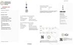 Hanger - 14 karaat Witgoud - 3.30ct. tw. Aquamarijn -