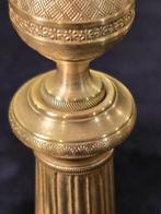 Kaarsenhouder (2) - Verguld messing - Een paar antieke, Antiek en Kunst