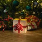 Pied de sapin de Noël en forme de cadeau - 26 x 25 x 32 cm, Verzenden, Neuf
