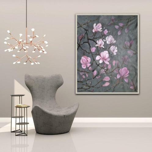 Alla Faber - A Whisper of Spring at Twilight XXL, Antiek en Kunst, Kunst | Schilderijen | Modern