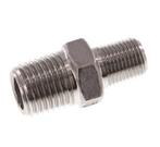 R 1/4 x R 1/8 Inox Double Nipple 16 Bar [2 Pièces], Verzenden, Nieuw