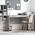 vidaXL Bureau Beton Grijs 100x50x76 cm Geënsceneerd Hout, Verzenden, Nieuw