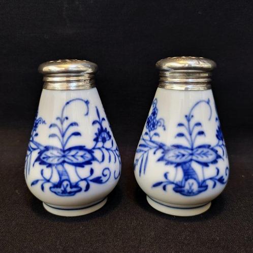 Meissen - Salière et poivrière (2) - Lot de 2 salières et, Antiek en Kunst, Antiek | Meubels | Tafels