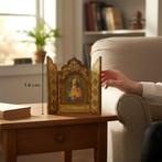 Drieluik - Icoon - Triptychon van het Heilig Hart van Jezus,