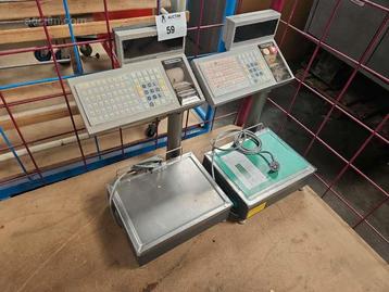 Diverse digitale weegschalen (2x) BIZERBA SC 800 beschikbaar voor biedingen