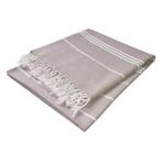 Moederdag actie: 2 voor de prijs van 1! Hamamdoek Beige, Verzenden, Nieuw, Overige kleuren, Handdoek