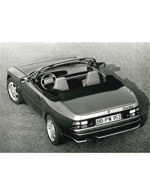 1991 PORSCHE 944 TURBO CABRIOLET PERSFOTO, Livres, Autos | Brochures & Magazines