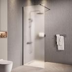 Douchewand Florida 90 x 200 cm Zwart – Inloopdouche 8 mm, Verzenden, Nieuw