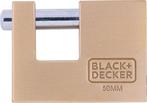 Tweedekans | BLACK+DECKER Hangslot - 50mm - Incl. 3 Sleutels, Ophalen of Verzenden, Nieuw
