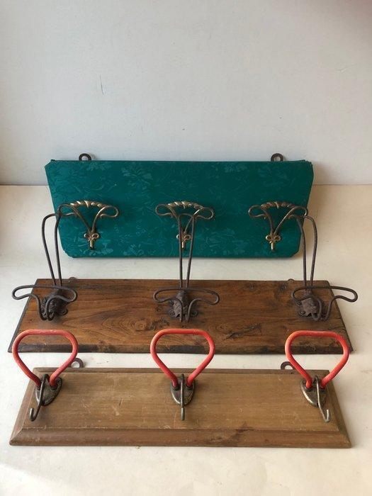 Kapstok (3) - Hout, IJzer - antieke kapstokken, Antiek en Kunst, Curiosa en Brocante