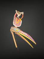 Beeld bozo reiger 100 cm - volledige Bozo-marionet uit