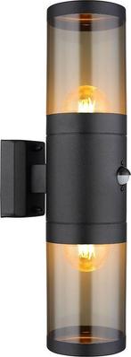 2dekans | Globo wandlamp Xeloo - zwart - metaal - 32014-2BSS, Huis en Inrichting, Lampen | Wandlampen, Ophalen of Verzenden, Nieuw