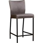 Set van 10 Leren barkrukken Revolt laag - Rancho Steel, Ophalen of Verzenden