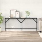 vidaXL Wandtafel Zwart eiken 180 x 29 x 75 cm Bewerkt hout, Huis en Inrichting, Tafels | Bijzettafels, Verzenden, Nieuw