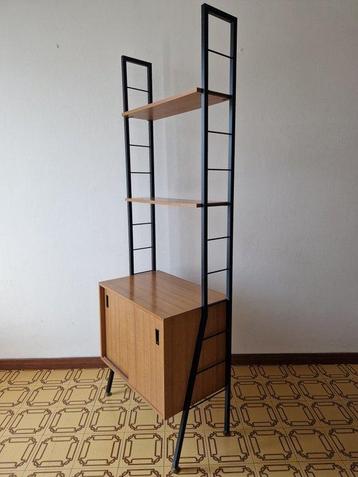 Bibliothèque - Bois, Métal, Formica beschikbaar voor biedingen