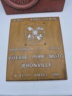 2 plakken Auto moto club ardenais 1985 AMC ardennais 1986 -