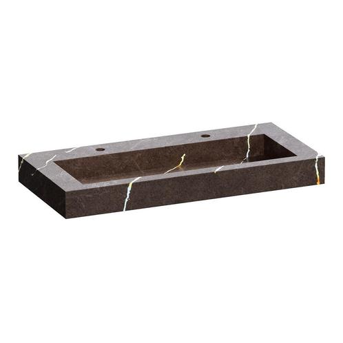 Wastafel Topa Artificial Marble 100 Copper Brown (2 krgt.), Doe-het-zelf en Bouw, Sanitair, Overige typen, Nieuw, Ophalen of Verzenden