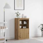 vidaXL Bijzetkast artisanaal eikenkleurig 60.5 x 37 x 100 cm, Verzenden, Nieuw
