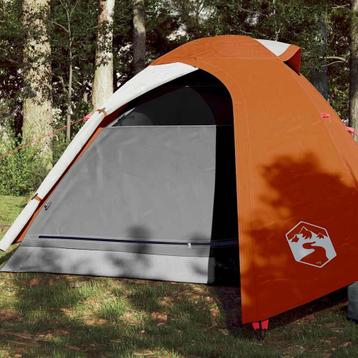 vidaXL Koepeltent 3-persoons waterdicht oranje, Verzenden, Nieuw